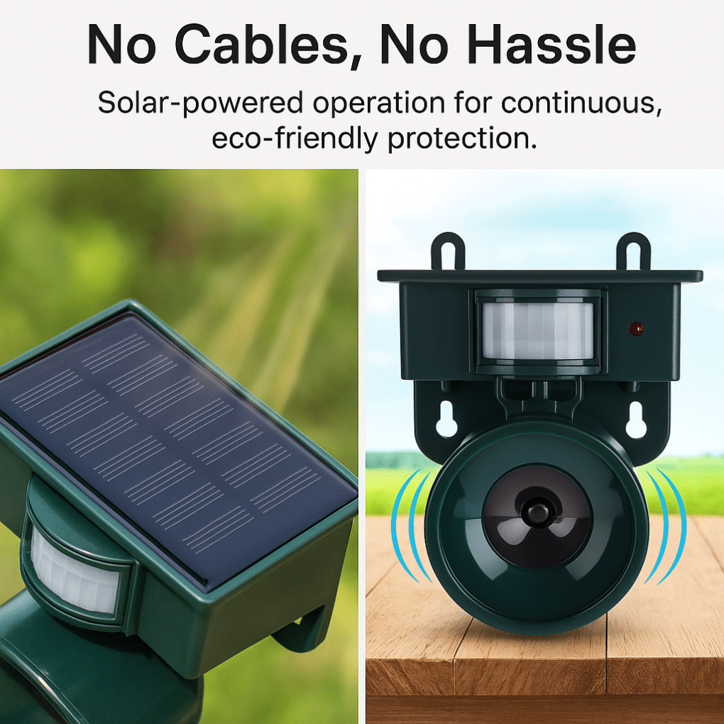BIRDGUARD SENSOR - 効果的に鳥を寄せ付けないモーションセンサー式鳥害対策装置 | Ka-mostore