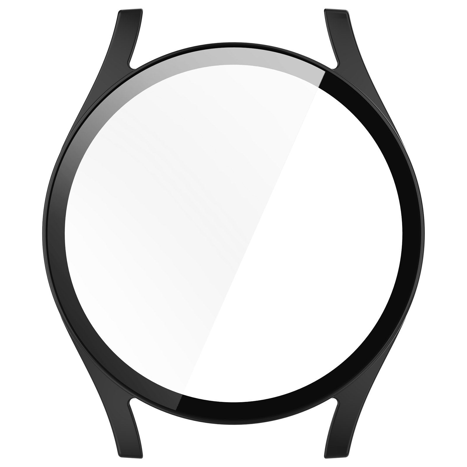 Samsung Galaxy Watch 7 40mm Μαύρη σκληρή θήκη — Γυάλινο μπροστινό κάλυμμα