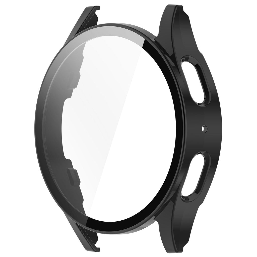Samsung Galaxy Watch 7 40mm Μαύρη σκληρή θήκη — Γυάλινο μπροστινό κάλυμμα
