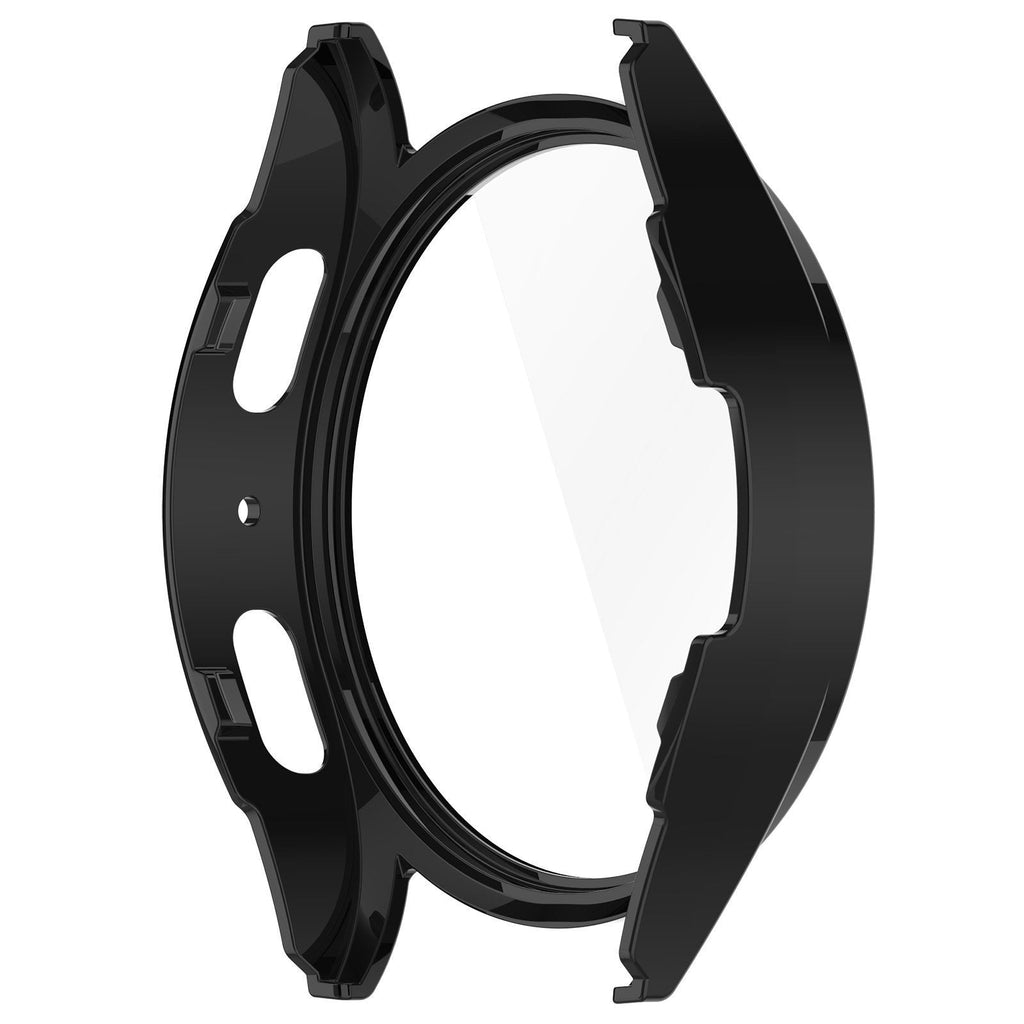 Samsung Galaxy Watch 7 40mm Μαύρη σκληρή θήκη — Γυάλινο μπροστινό κάλυμμα
