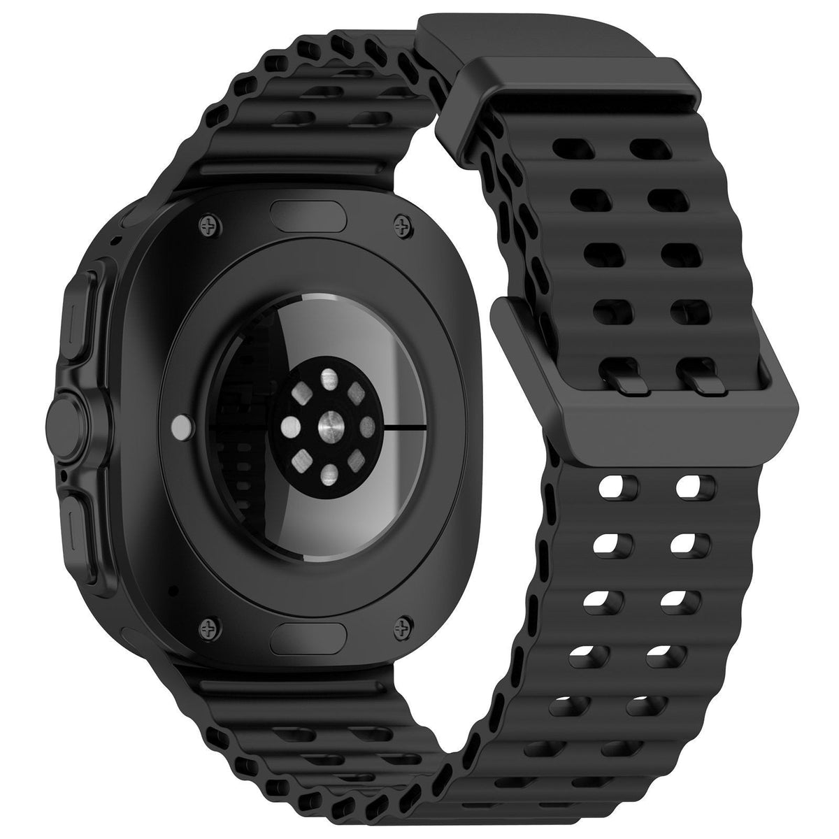سوار Samsung Galaxy Watch Ultra البحري — درجة أسود نفاث، تصميم بحري