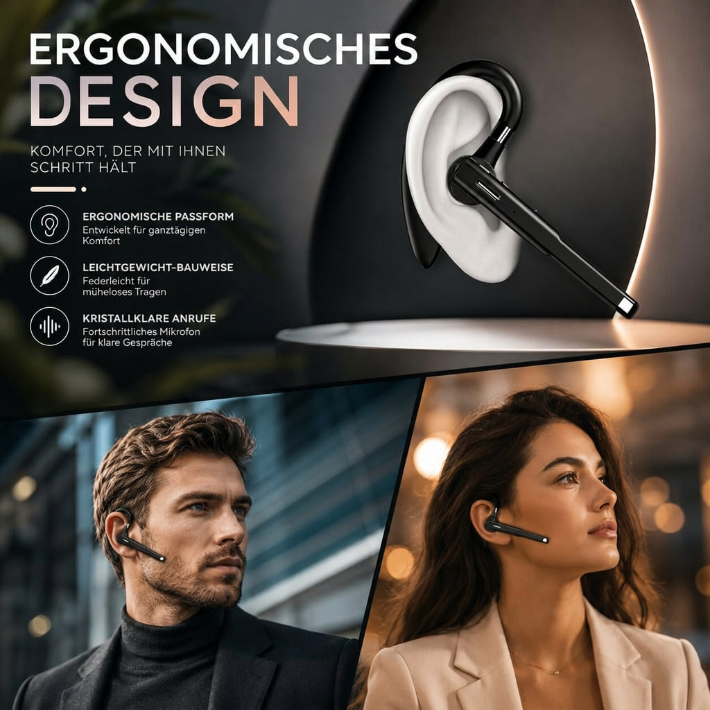 Radio Silence Funkstille -Bluetooth-kuulokkeet — Melunvaimennus, kaksi mikrofonia ja langattomat puhelut