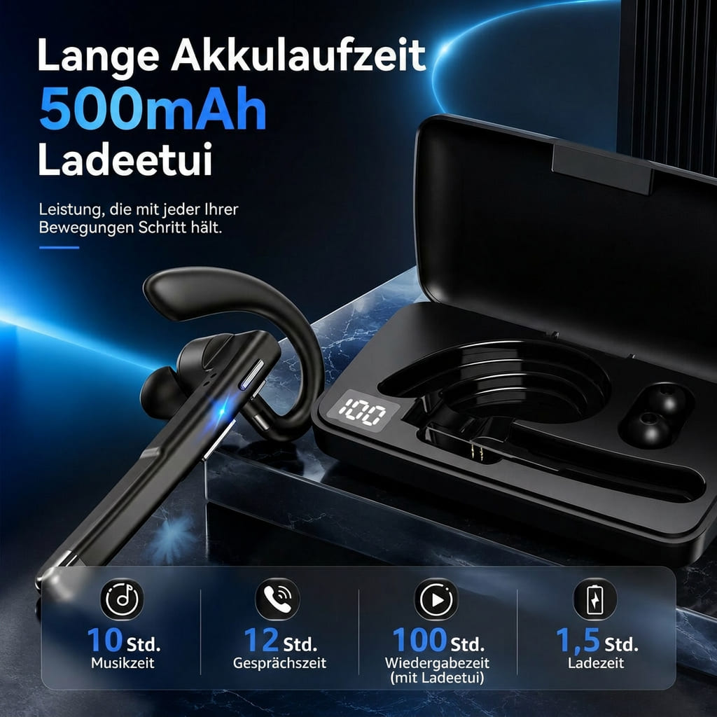 Radio Silence Funkstille -Bluetooth-kuulokkeet — Melunvaimennus, kaksi mikrofonia ja langattomat puhelut