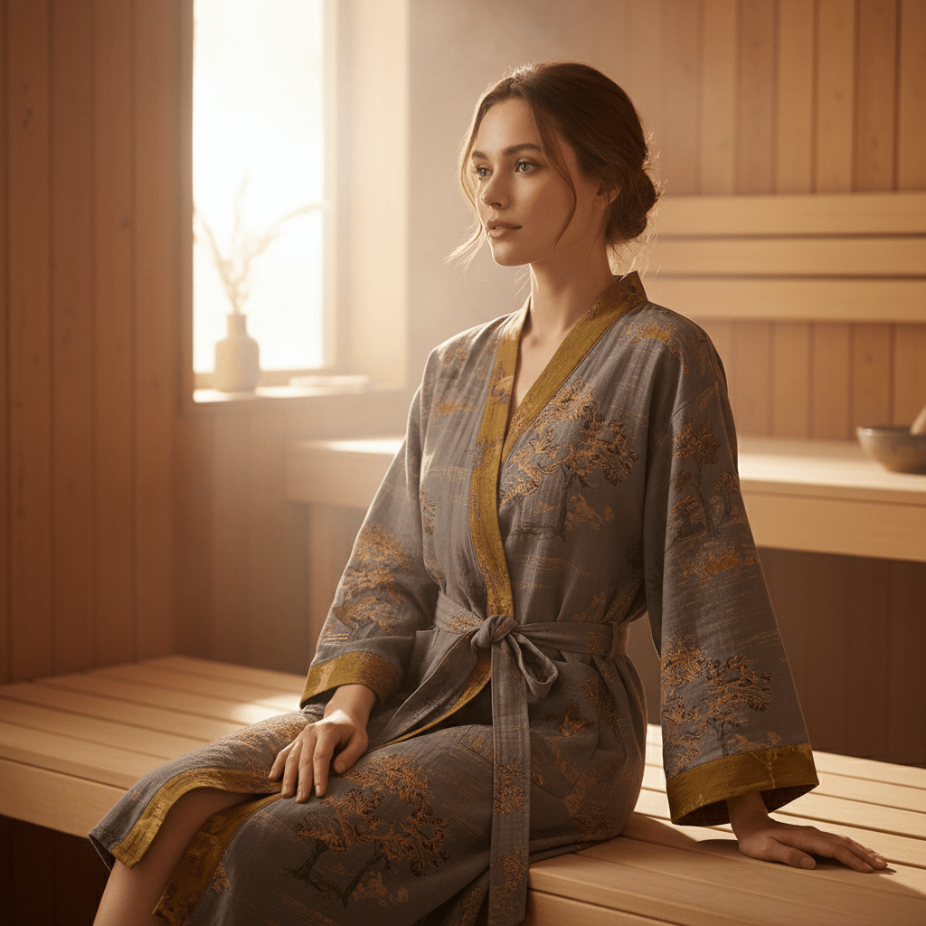 BREEZEWRAP: Bata kimono transpirable con encanto vintage | Ka-mostore