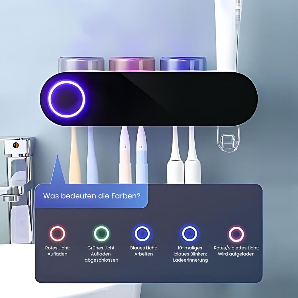 BrushDock-hammasharjateline automaattisella UV-desinfioinnilla