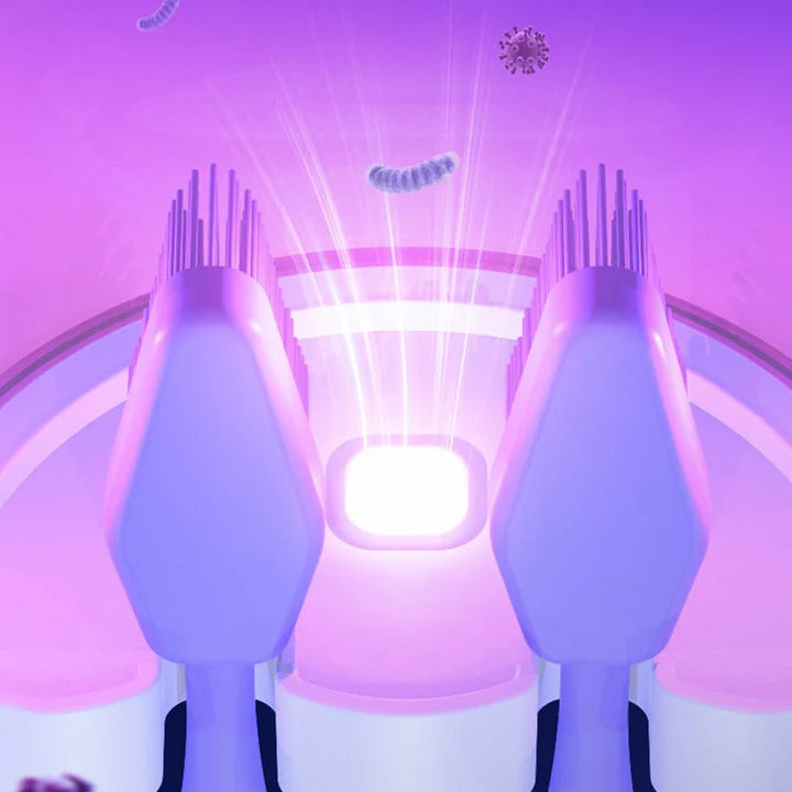 BrushDock-hammasharjateline automaattisella UV-desinfioinnilla