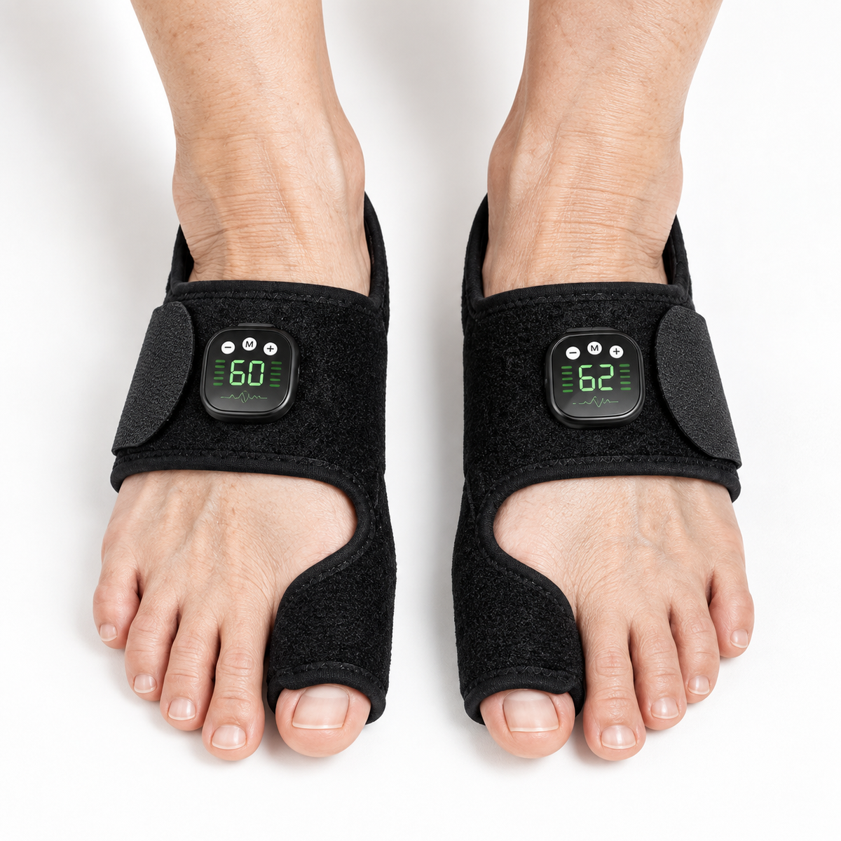 Adjustable Bunion Toe Correction Brace — EMS Stimulation, 29 Intensity Levels, 10 Modes