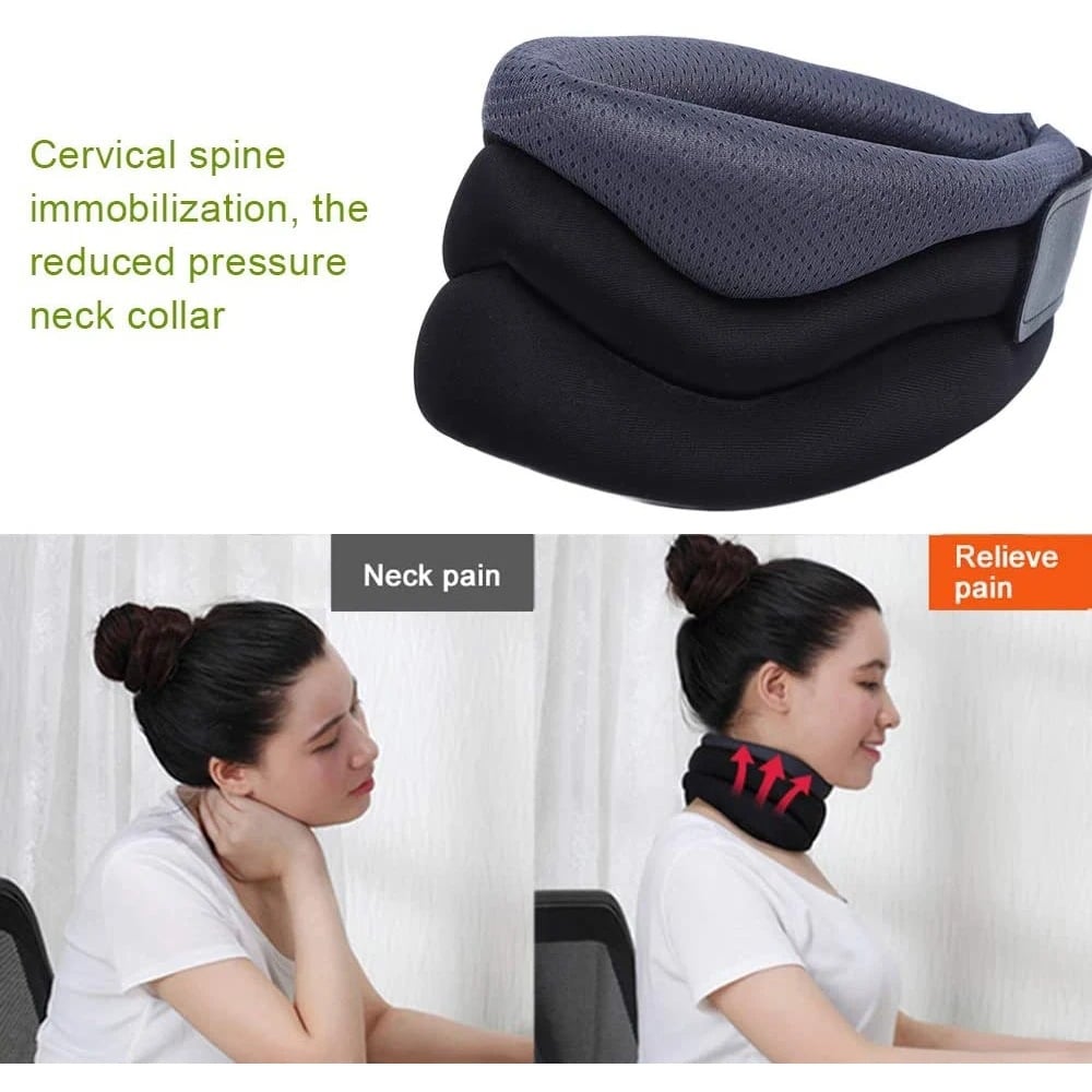 Ergonomiskt V-format nackstöd för lindring av snarkning