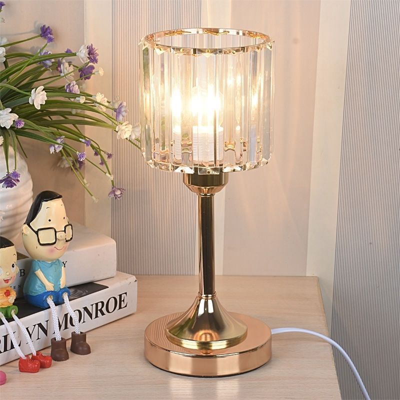 Nordic Crystal Table Lamp With Crystal Details For Modern Interiors And Home Decor