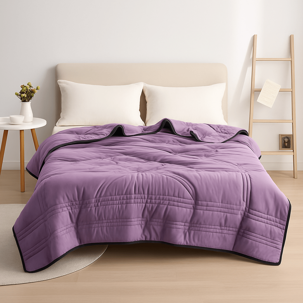 All Seasons Breathable Cooling Blanket Lightweight Moisture-Wicking Polyester