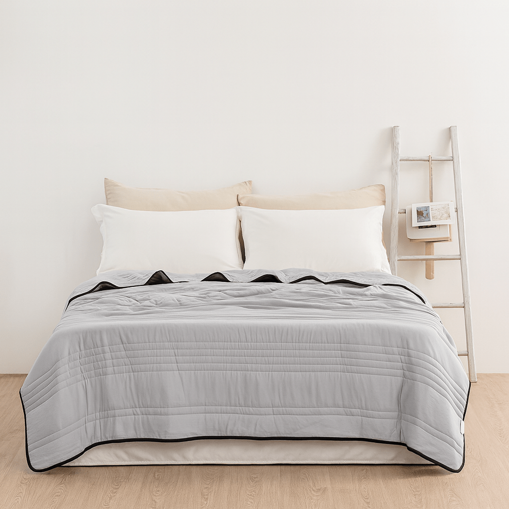 All Seasons Breathable Cooling Blanket Lightweight Moisture-Wicking Polyester
