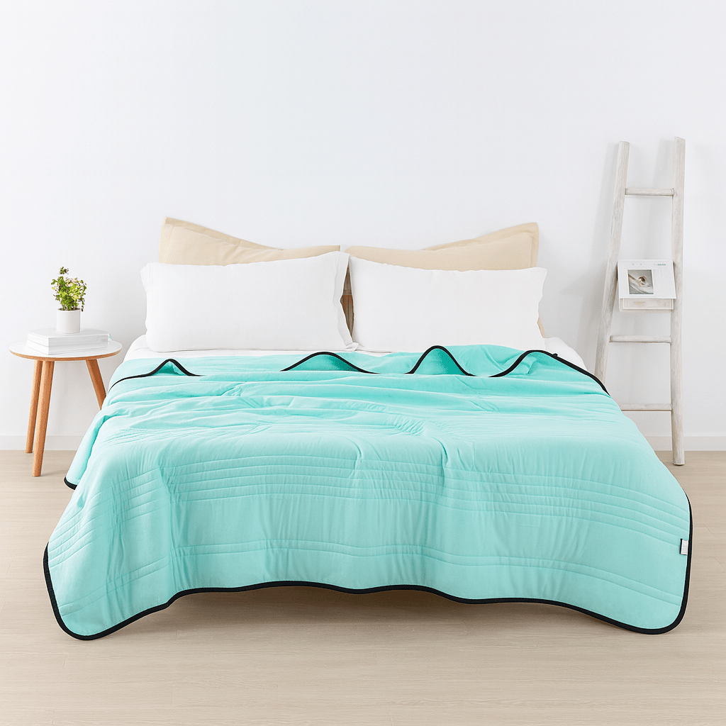 All Seasons Breathable Cooling Blanket Lightweight Moisture-Wicking Polyester