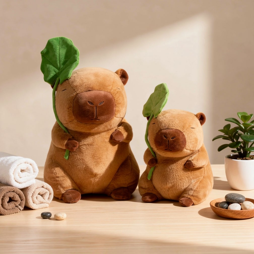 CapySnug-pehmolelukapybara — pehmeä halikaveri