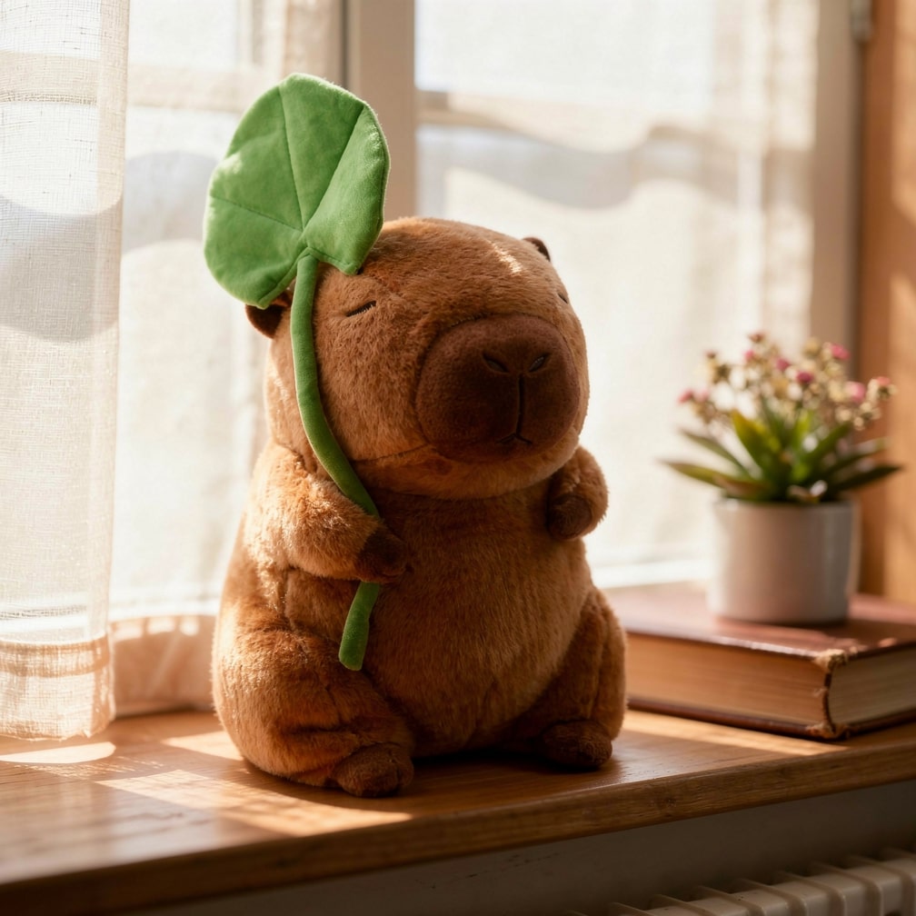 CapySnug-pehmolelukapybara — pehmeä halikaveri