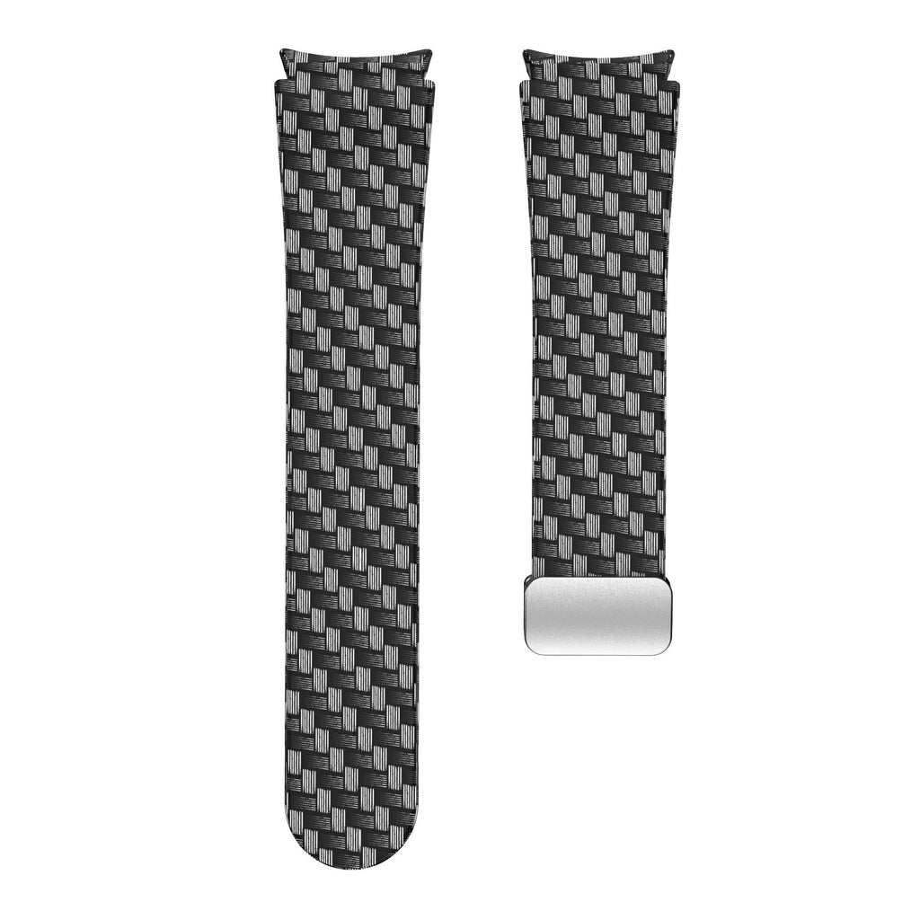 Kolfiberrem med D-spänne – precis passform för Samsung Galaxy Watch 6 Classic 47mm