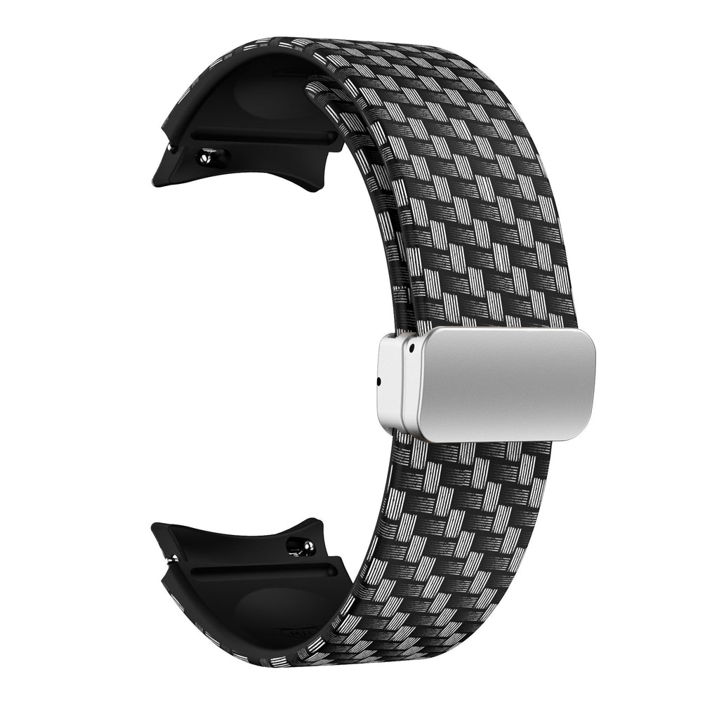 Kolfiberrem med D-spänne – precis passform för Samsung Galaxy Watch 6 Classic 47mm