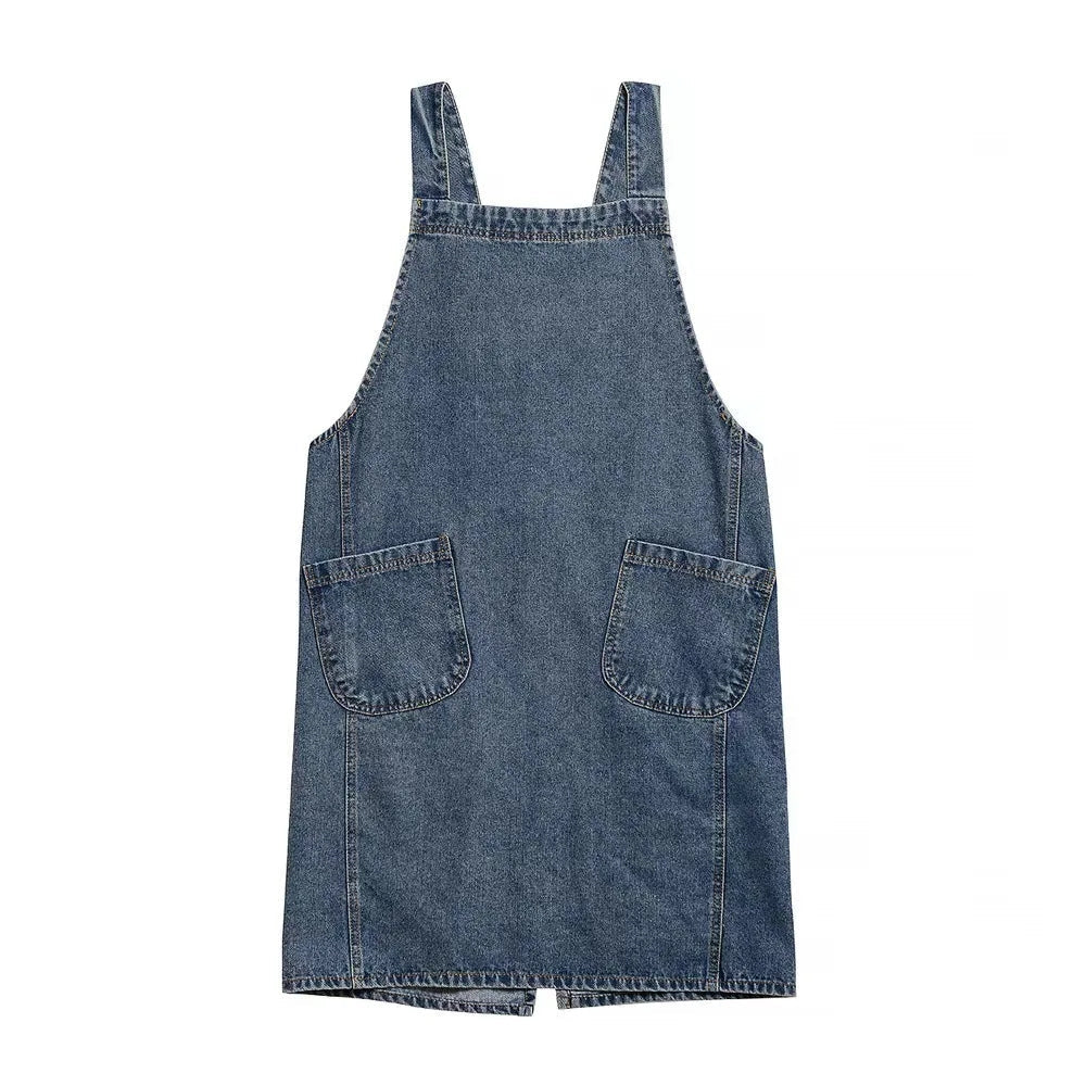Laza pamut farmerzsebes kötény | Ka-mostore