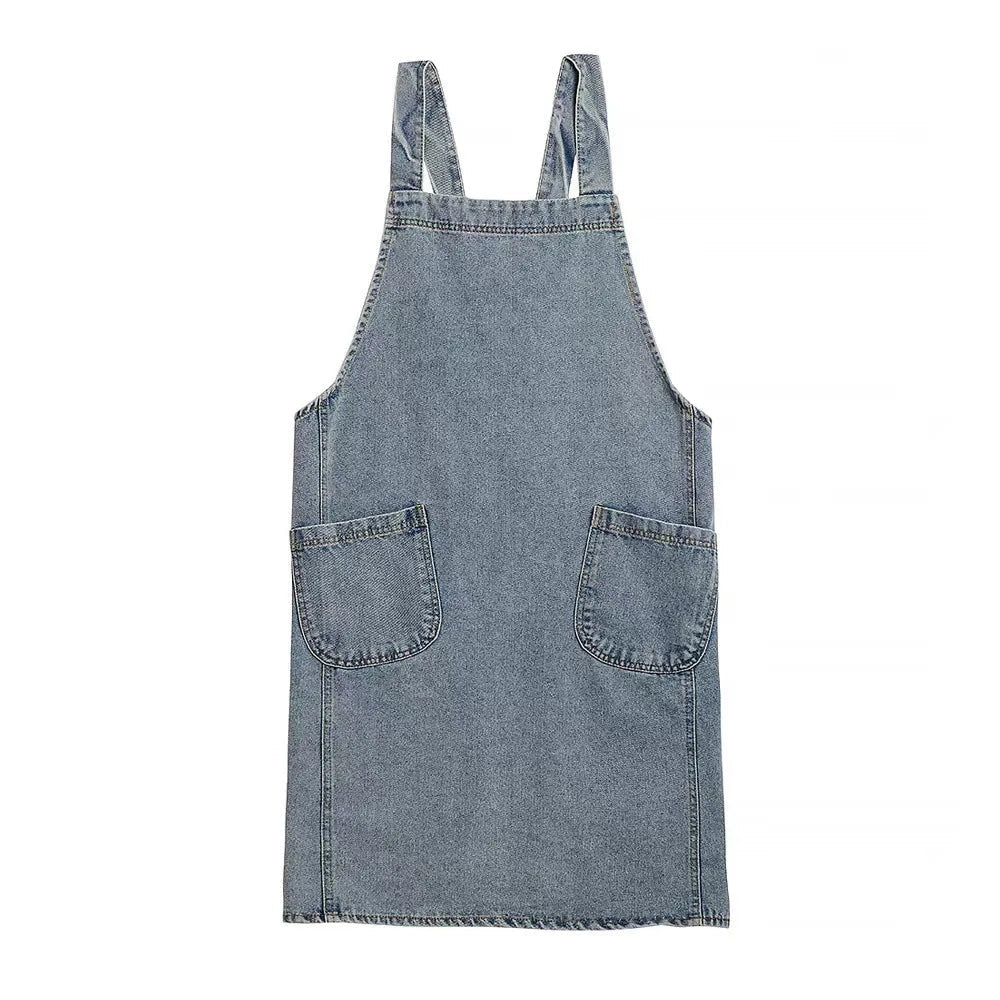 Laza pamut farmerzsebes kötény | Ka-mostore