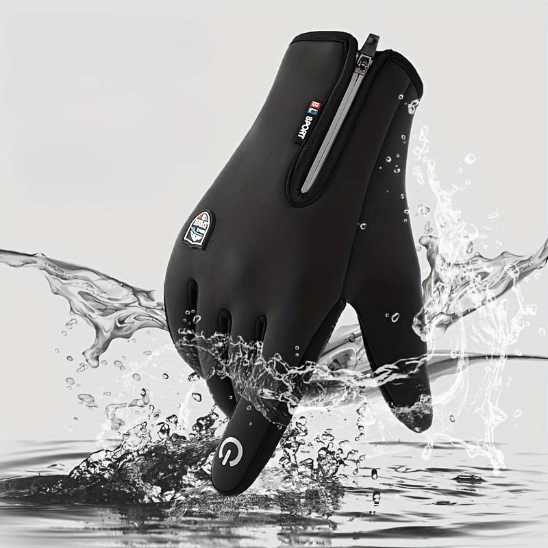 USB Heated Gloves With Touchscreen Waterproof And Windproof For Winter
