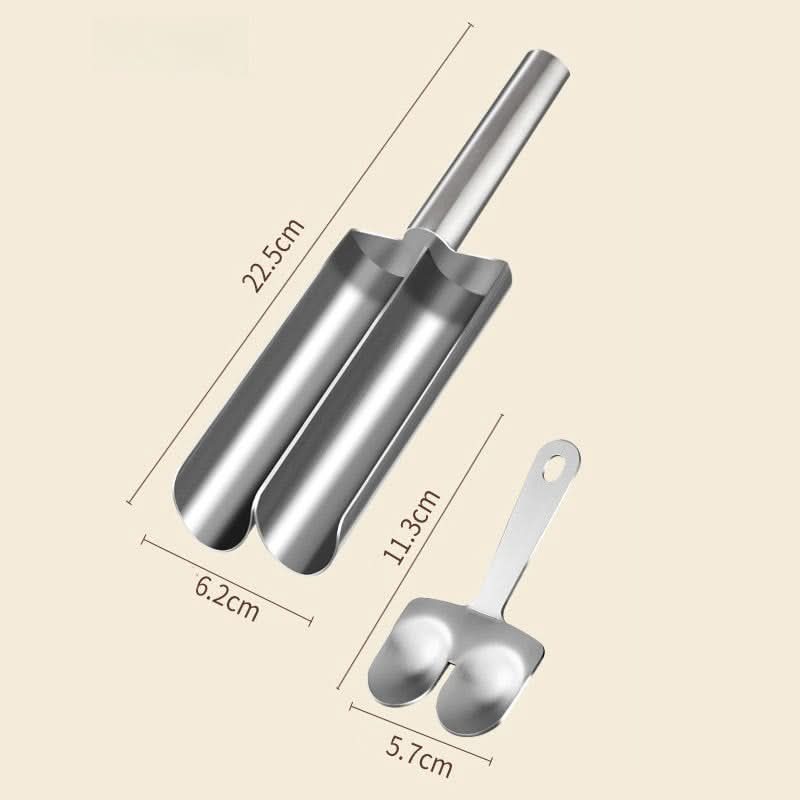 BALLPRO Edelstahlform für Fleischbällchen — multifunktionales Werkzeug für Fleisch-, Fisch- und Garnelenbällchen