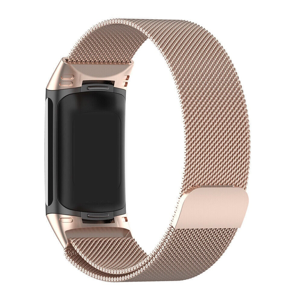Fitbit Charge 6 Champagne Milanese Strap — Lightweight, Breathable Design