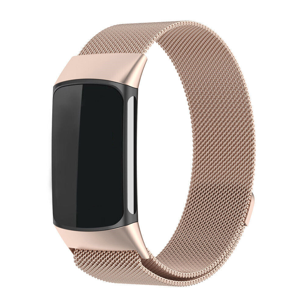Fitbit Charge 6 Champagne Milanese Strap — Lightweight, Breathable Design