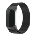 Zwarte vervangende Milanese band voor Fitbit Charge 6