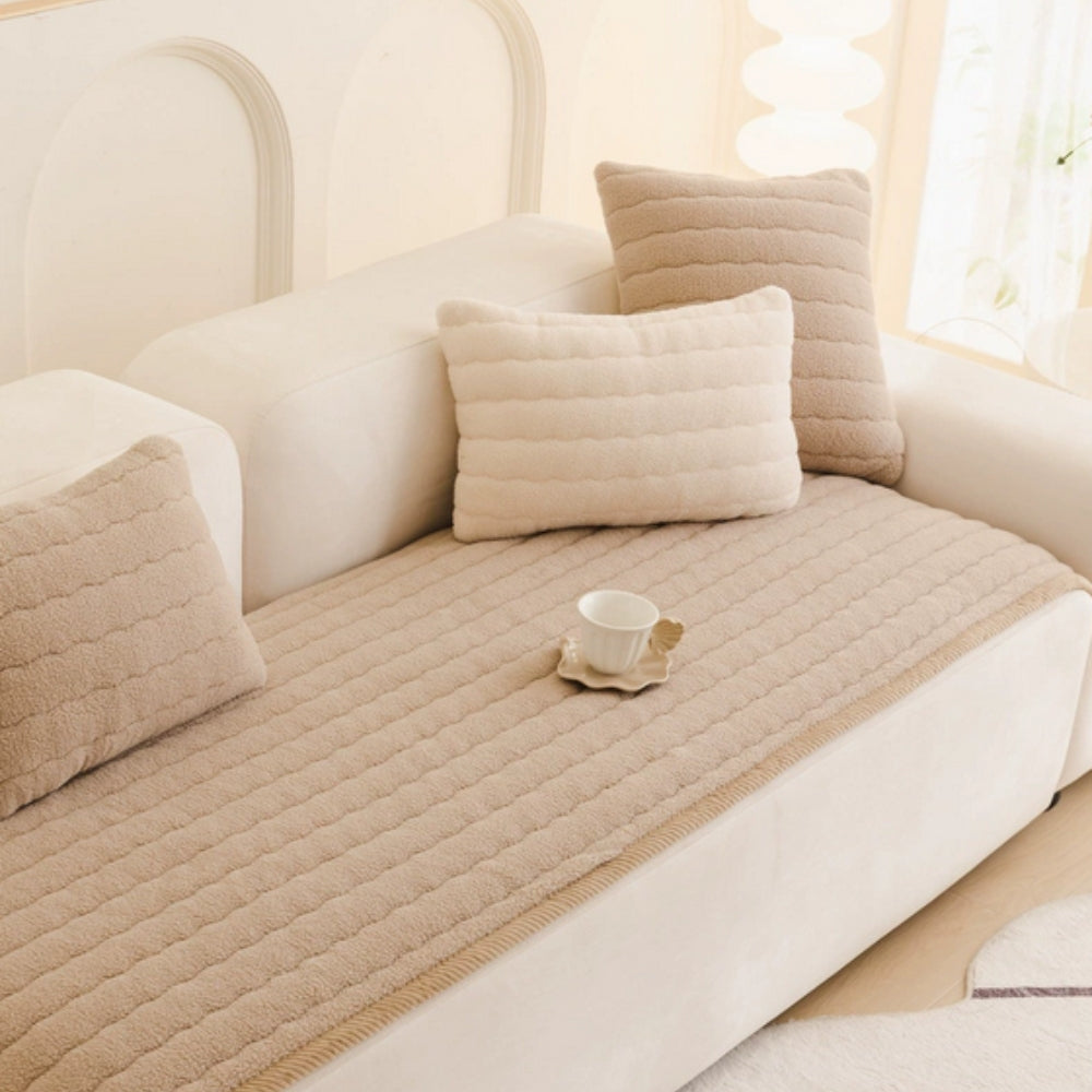 Plush & Thick Sofa Protector Cover | Ka-mostore