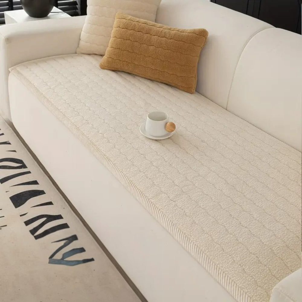 Plush & Thick Sofa Protector Cover | Ka-mostore