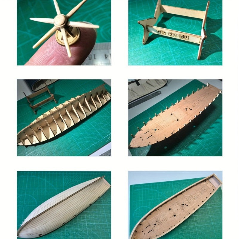 Klasszikus fa vitorláshajómodell – részletes, 3D-s kirakó a hajózás szerelmeseinek | Ka-mostore