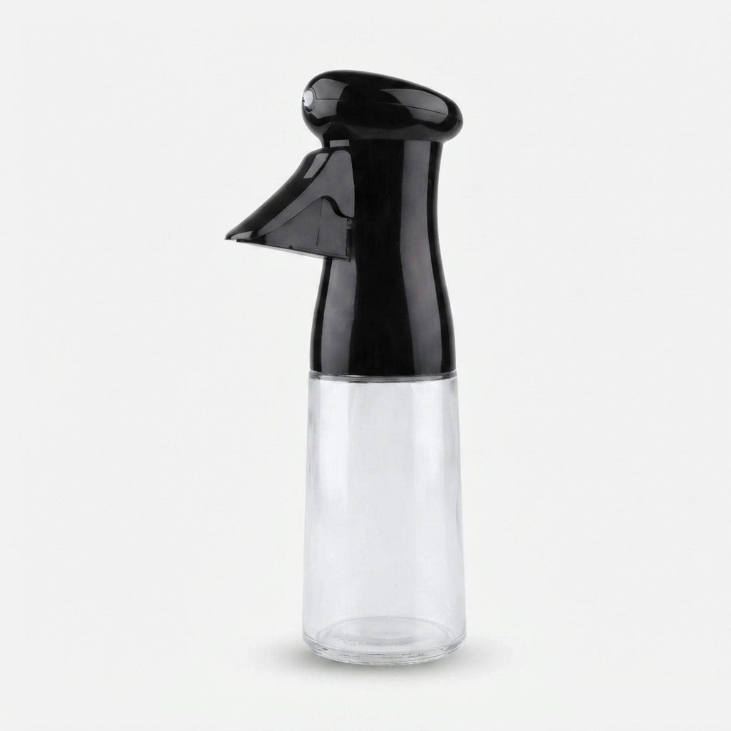 Spray trasparente per olio da cucina - nebulizzatore da cucina ergonomico con beccuccio antigoccia e dosaggio preciso