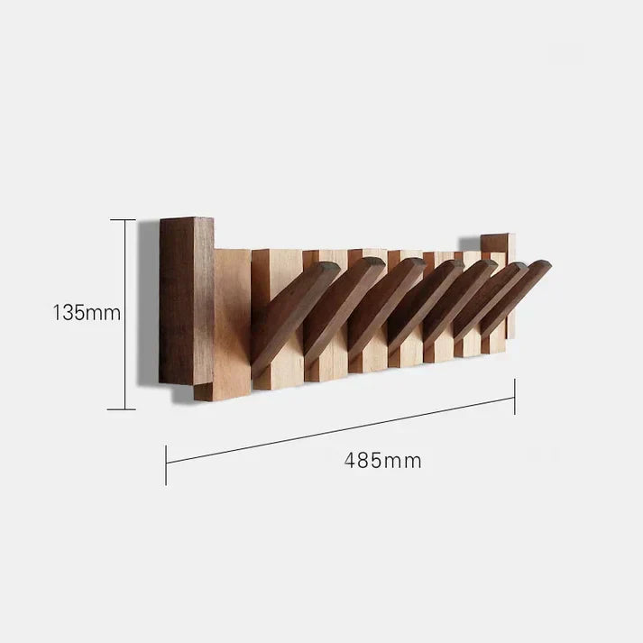 Appendiabiti | Design a forma di pianoforte | Legno di alta qualità | Ka-mostore
