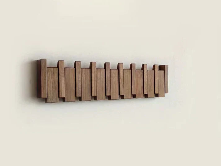 Appendiabiti | Design a forma di pianoforte | Legno di alta qualità | Ka-mostore