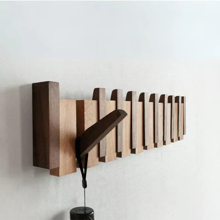 Appendiabiti | Design a forma di pianoforte | Legno di alta qualità | Ka-mostore