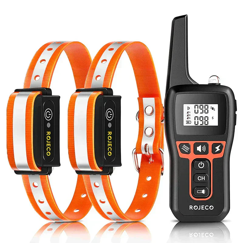 Training Collar For Dogs Remote, 1000m Range, IP67 Waterproof, Vibration, Sound, Shock