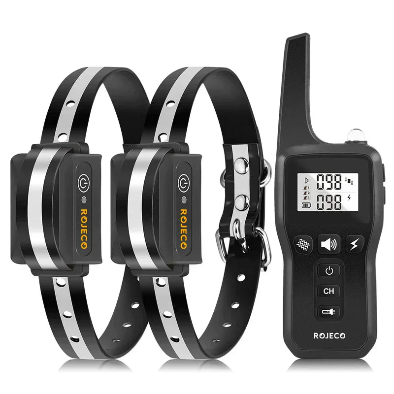 Training Collar For Dogs Remote, 1000m Range, IP67 Waterproof, Vibration, Sound, Shock
