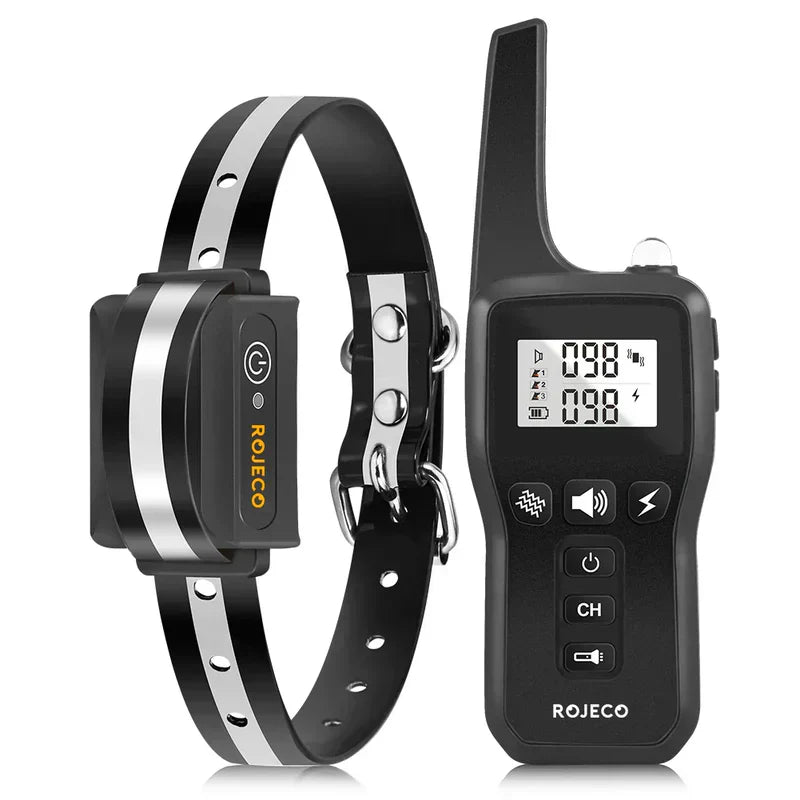 Training Collar For Dogs Remote, 1000m Range, IP67 Waterproof, Vibration, Sound, Shock