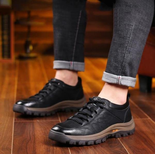 Waterproof Orthopedic Leather Support Shoes | Ka-mostore