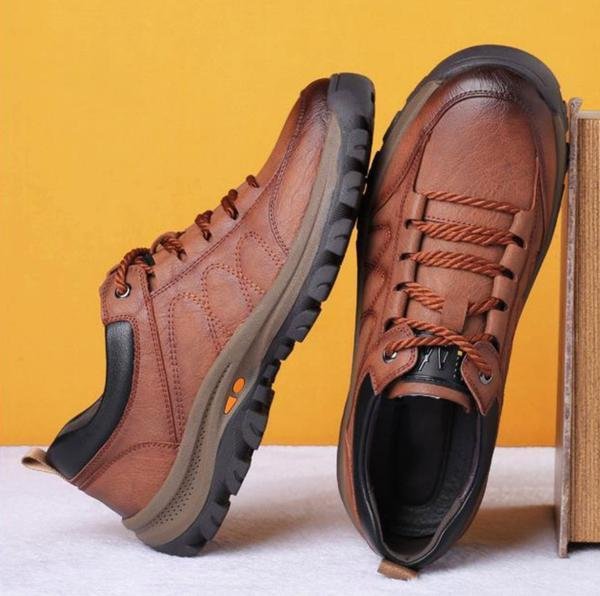 Waterproof Orthopedic Leather Support Shoes | Ka-mostore
