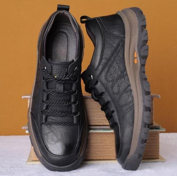 Waterproof Orthopedic Leather Support Shoes | Ka-mostore