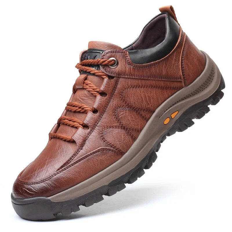 Waterproof Orthopedic Leather Support Shoes | Ka-mostore