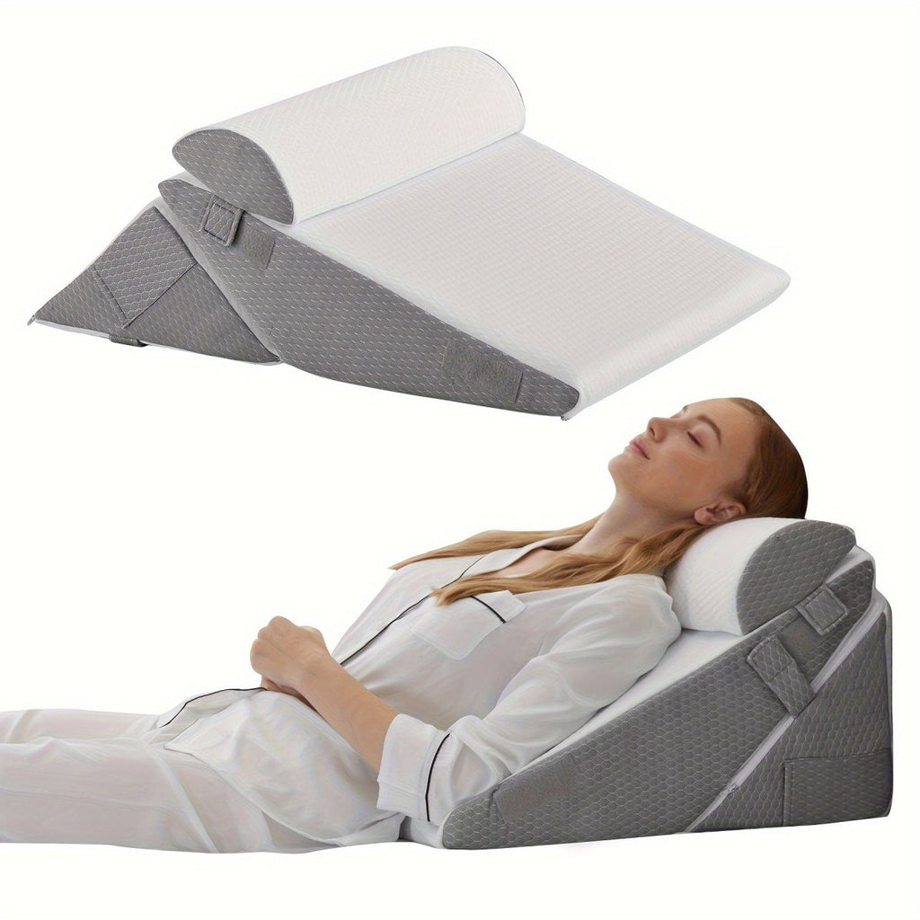 COMFORTRISE – Justerbar kilepude i memoryskum til afslapning af ryg og ben | Ka-mostore