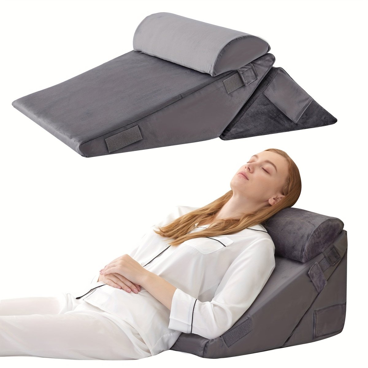 COMFORTRISE – Justerbar kilepude i memoryskum til afslapning af ryg og ben | Ka-mostore