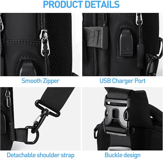 Kompakt crossbody-skuldertaske – UrbanLite | Ka-mostore