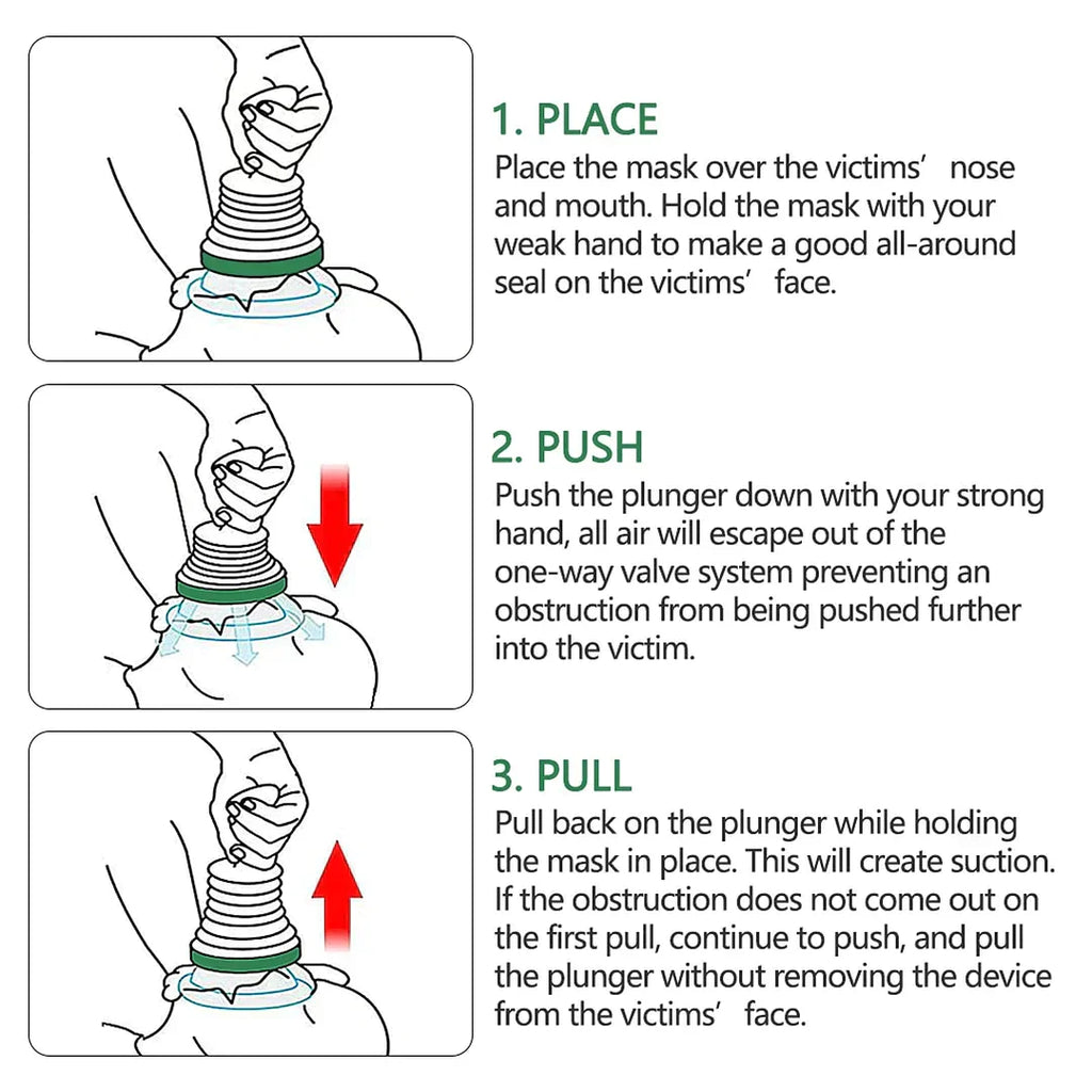 Portable Obstruction Clearance Tool For Quick Breath Relief