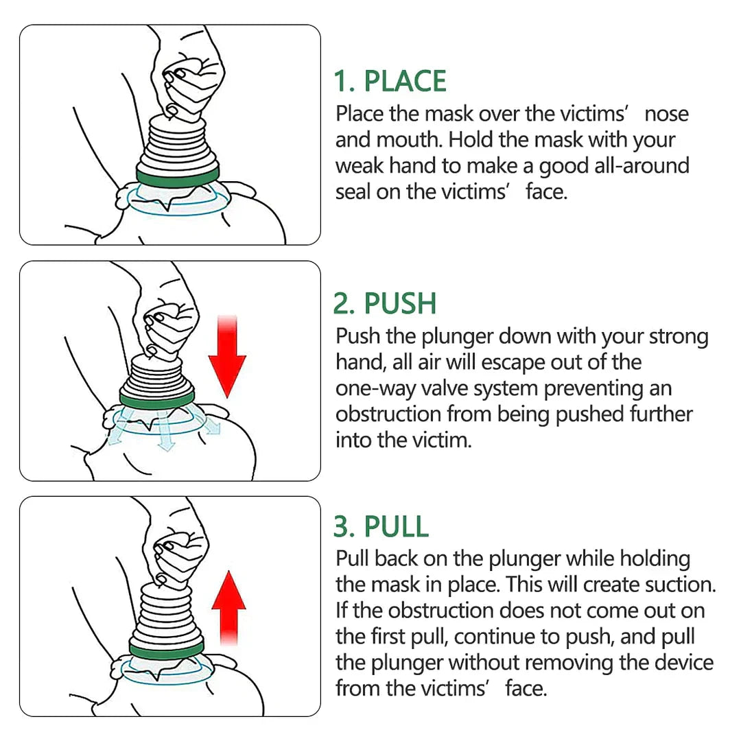 Portable Obstruction Clearance Tool For Quick Breath Relief