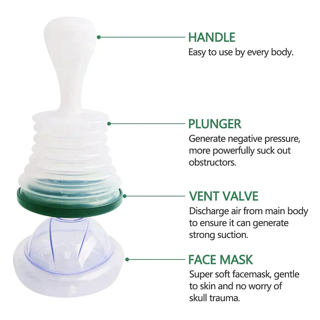 Portable Obstruction Clearance Tool For Quick Breath Relief
