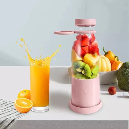 Kompakt, transportabel smoothieblender med frugtbeholder og drikkelåg | Ka-mostore