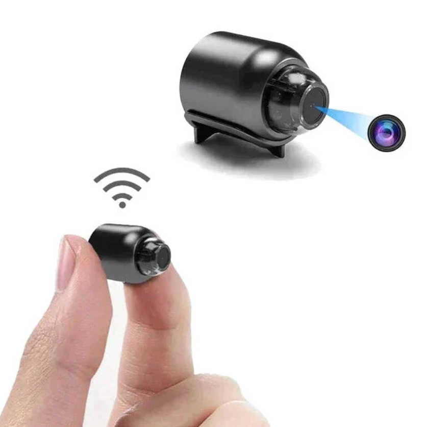 Cámara WiFi compacta con visión nocturna: vigilancia discreta y eficaz | Ka-mostore