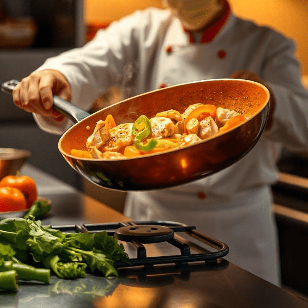 Copper Cookware - Non-stick pan with even heat | Ka-mostore